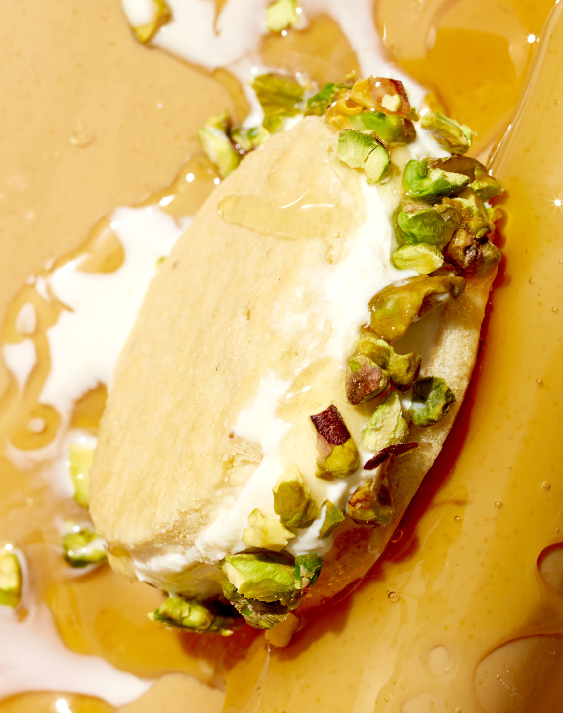 Honeyed Pistachio Ice Cream Sandwich Gather Journal