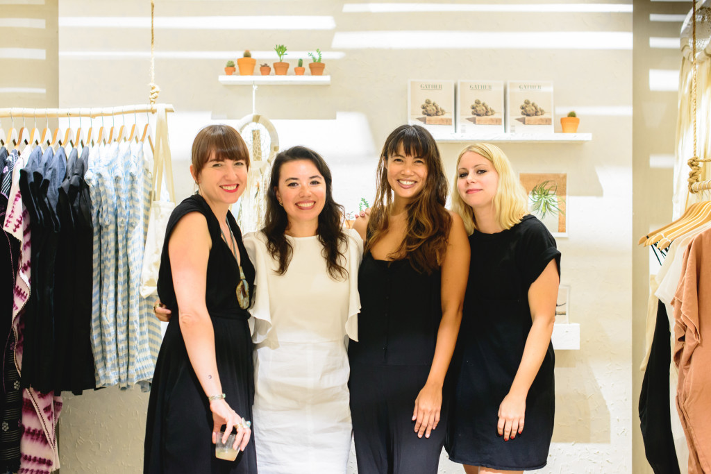 Fiorella and Michele of Gather with Marissa and Cara of Urban Outfitters/ Space Ninety 8